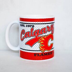 Calgary Flames Hockey Mug Candle